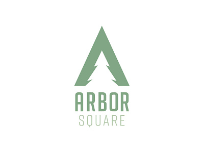 Arbor Square Logo Concept arbor commercial logo real estate square