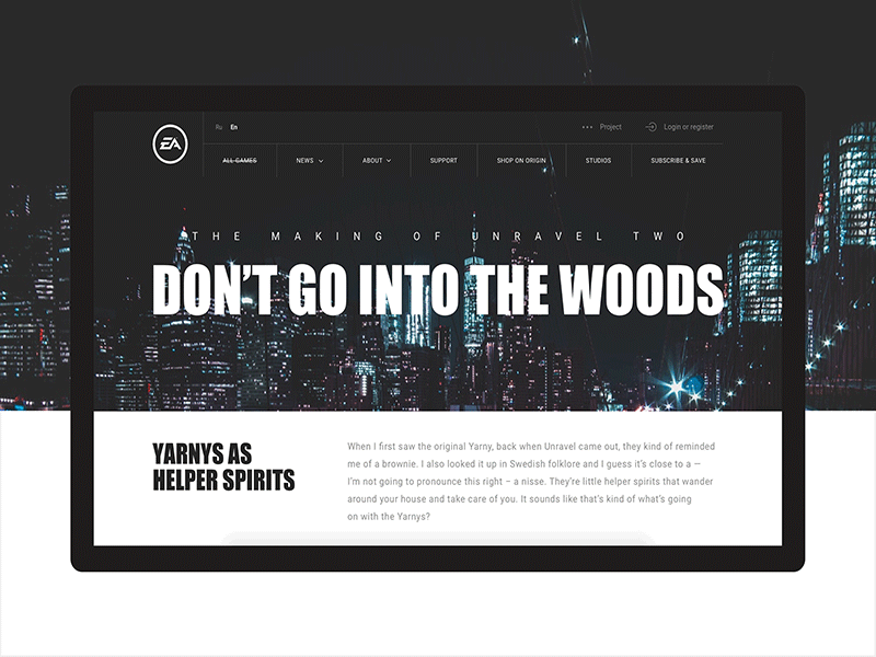 #concept 003 animation concept daily ea gif minimal motion ui ux