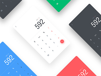 Calculator design concept appui calculator