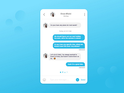 Direct Messaging - Day UI Challenge #013 - design direct messaging mobile ui