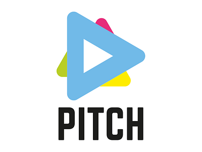 Pitch color dailylogochallenge designer forme graphic graphisme illustration logotype music pitch triangle