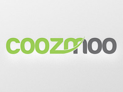 coozmoo branding flat font identity letters logo logotype paper simple type