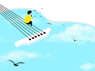 Above The Cloud illustration