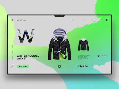 Fashion Mag design landingpage ui uidesign ux uxdesign website
