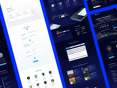 Educuo, ICO & Crypto Landing Page UI Kit coin coin market cap crypto crypto currency ico ico market interface interface design market sketch ui ui kit
