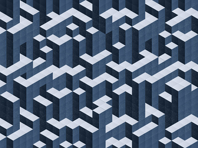Isometric labyrinth 3d abstract background geometric illustration isometric labyrinth maze modern pattern puzzle texture