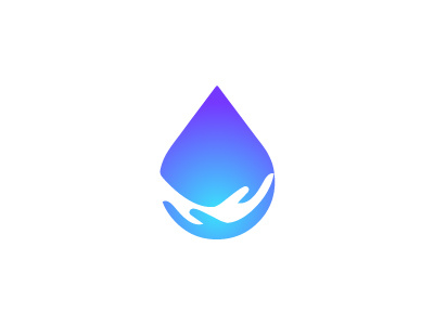 Water Conservation conservation earth hands logo negative planet save water