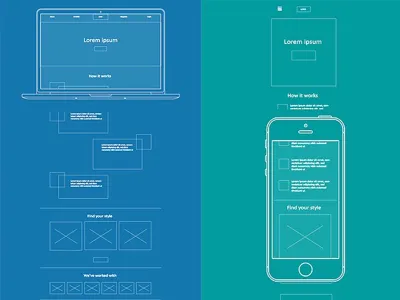 UX Wireframe Presentation mobile ui ui ux ux design web design web ui wireframe wireframing