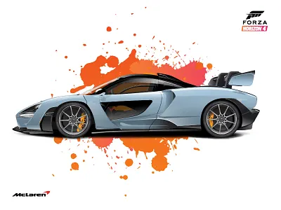 Forza Horizon 4 Hero Car Illustration car game vector