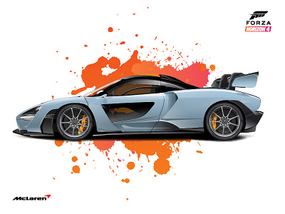 Forza Horizon 4 Hero Car Illustration car game vector