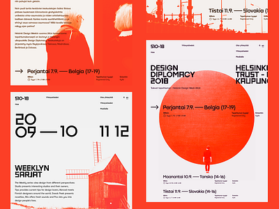 510fest concept desktop grid looi minimal minimalism pure red site ui ux web