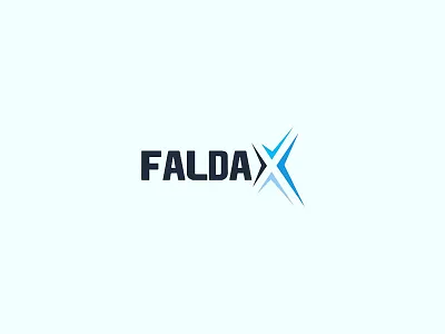 Faldax logo bold branding logo logofitness logogram minimal monogram our x