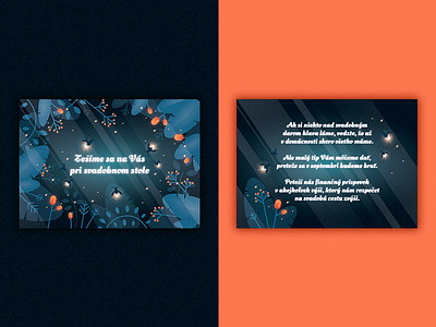 Wedding Invitation Card card festival firefly floral jar leaf light marriage nature wedding