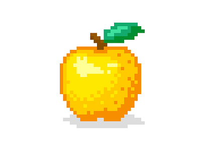 Apple art pixel