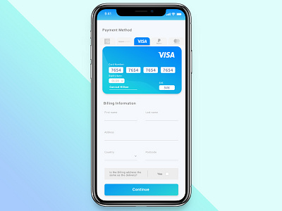 Credit Card Checkout credit card daily ui debit iphone x payment ui ux