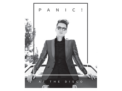 Panic! at the Disco - Minimal apparel band merch minimal panic at the disco
