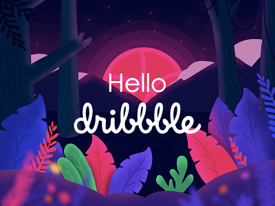 New Shot - 07/23/2018 at 05:13 PM dribbble hello purple