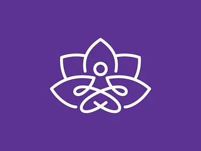 Yoga Lotus beauty brand design health identity logo mark mono line sale wellness yoga