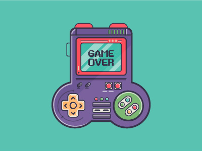 Impossible Game game illustration retro retro games vector