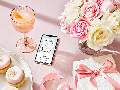 Paperless Post Wedding 2018 branding illustration invitations photography