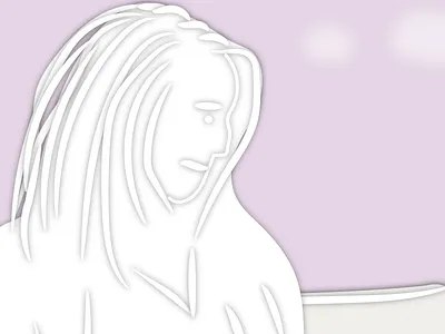 Fiona - character animation bereavement character design illustration paper persona service design storyboard storytelling vector woman