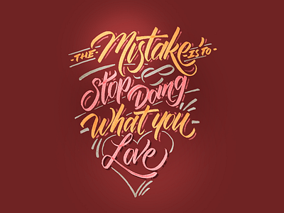 Mistake goodtype lettering type typegang