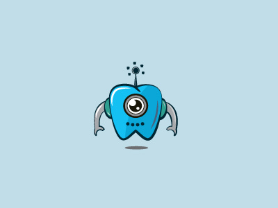 DantistRobot illustration logodesign