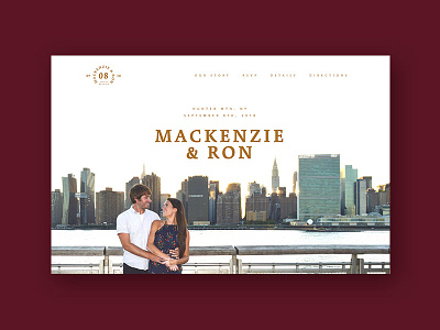 Wedding Site long island city madeinwebflow new york webflow wedding wedding website