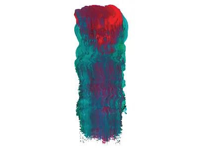 Physical to Digital Paint Stroke graphic design illustration paint