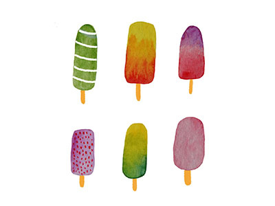 Forcast for the week? ICE CREAM ice cream illustration photoshop summer tablet wacom watercolour