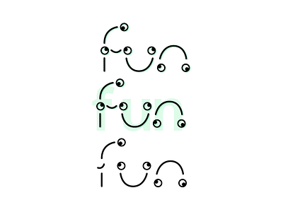 havin' a lot of fun fun green lines linework shirt smiles text