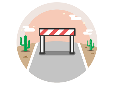Error Status catus error road block ui