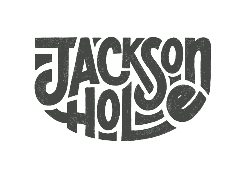 Jackson Lettering Transparent Jackson Hole Lettering by Bre McCallum on Dribbble