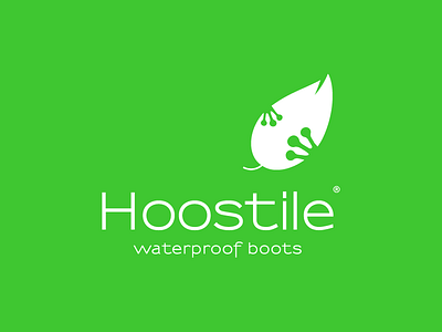 Hoostile boots brand design graphic design illustrator logo logotype typography vector