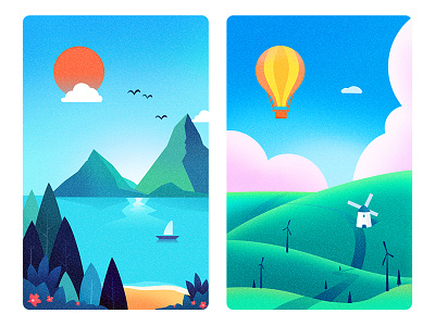 Landscape illustration