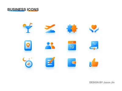 Business icons business icon