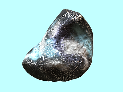 Rock 01 - 3D asset WIP2 3d 3dcoat asset digital hand painted rendering rock sculpt © shockjoy