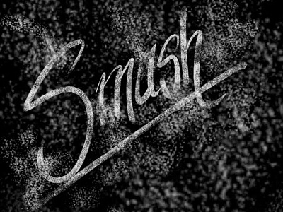 Smash creativity design digital design graphic design photoshop smash type design typography