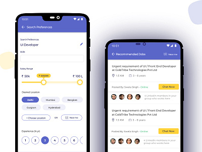 Job Search andriod app design job description job list job near by job search job details jobseeker mobile app mobile app design search job sketch sketchapp