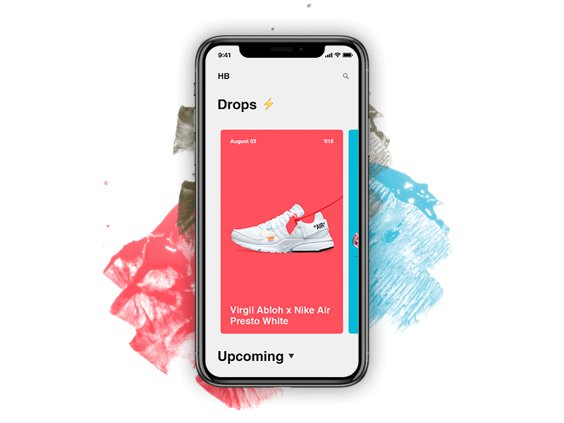 HYPEBEAST animation app gif minimal mobile motion ui ux web website