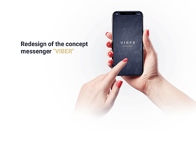 Viber Redesign app conceptdesign design mobile redesign ui ux viber
