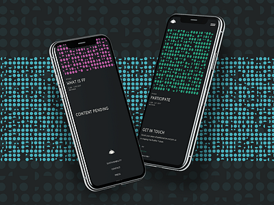 Further Future on Mobile generative art mobile ui