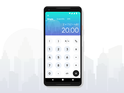 Calculator Design calculator city simple
