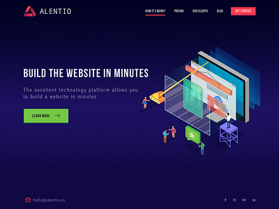 Alentio design ui webdesign