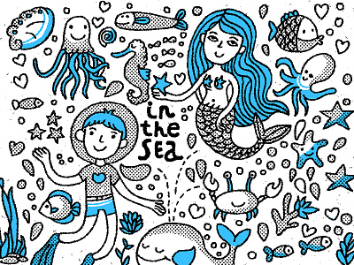 Marine illustrations illustrations