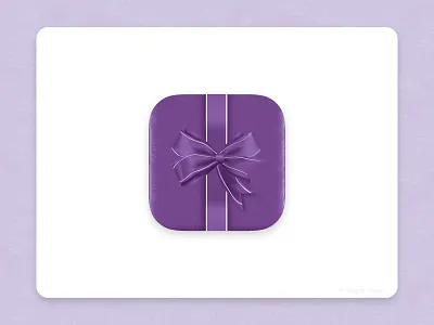 Gift appicon 3d appicon gift graphicdesign icon icontype surprise