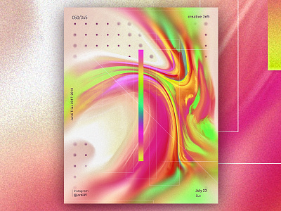 Neon Wave color creative dribble gradient ui