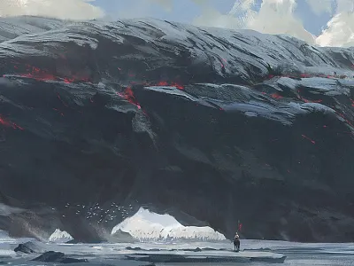 Migration art illustration key art matte