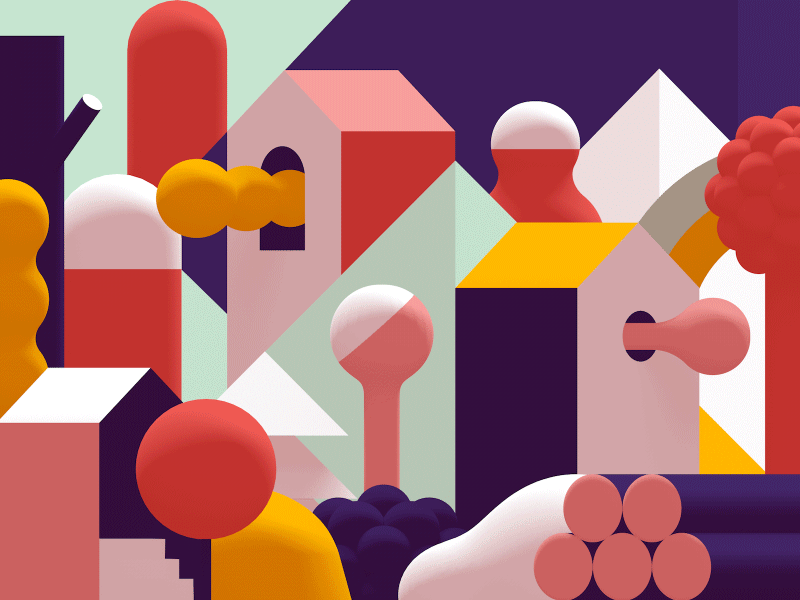 City of Love animation illustration