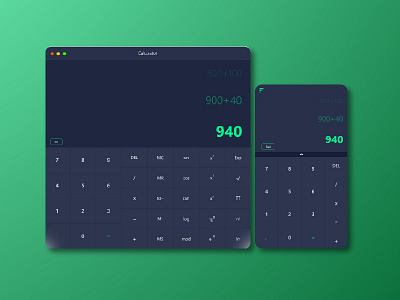 Calculator product design